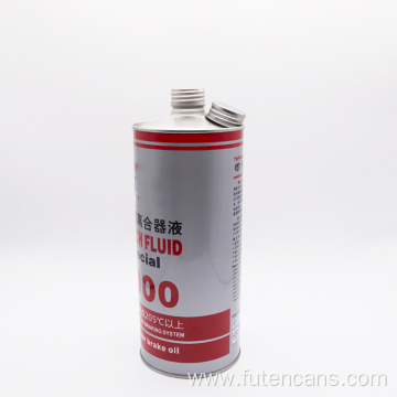 1L Empty Brake Fluid Tin Can